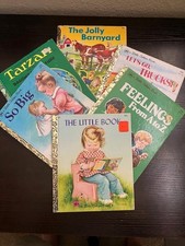 Little Golden Books - Lot of 6 (5-1970's & 1- Jolly Barnyard 1950) picture