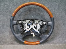 04-06 LEXUS UCF30L LS430 LEATHER WOOD STEERING W CRUISE & CONTROLS SWITCH OEM picture