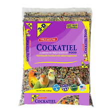 Premium Cockatiel Mix Bird Food Seeds, with Probiotics, 9 lb. Bag USA picture