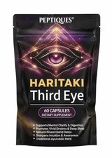 haritaki PEPTIQUES Third Eye Capsules – Terminalia Chebula Extract – Supports. picture