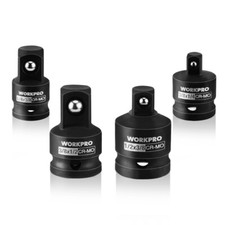 WORKPRO 4-Piece Impact Socket Adapter and Reducer Set CR-MO Steel Made Square picture