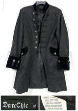 Darc Chic Men’s Black Coat  Witchy Whimsigoth Steampunk Pirate Size XL EUC picture