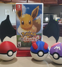 Pokemon Let's Go Eevee Nintendo Switch Game w/Case & Your Choice of PokeBall picture