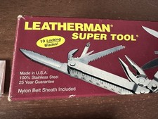 Original Leatherman Super Tool w/Original Box & Sheath picture