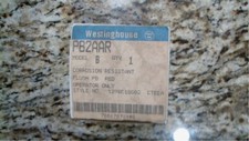 WESTINGHOUSE PB2AAR, RED FLUSH PUSH BUTTON OPER.-FREE SHIPPING picture