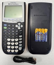 Texas Instruments TI-84 Plus Graphing Calculator Cover Tested Working picture