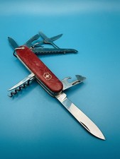 RARE 1960s Vintage VICTORINOX WOODSMAN VICTORIA OFFICIER Swiss Army Knife RED picture