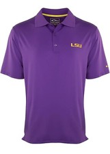 NEW Louisiana State LSU Tigers Golf SS Collared Polo Shirt Mens Medium picture
