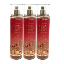 3X NEW BBW Bath & Body Works BRIGHT CHRISTMAS MORNING Fine Fragrance Mist Spray picture