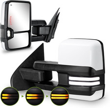 2014-2018 Silverado 1500 2015-2019 2500HD 3500HD Towing Mirrors–Compatible Repla picture