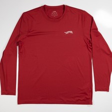Sun Day Red Performance Long Sleeve Tech Tee Sunday Red Large Tiger Woods NWOT picture