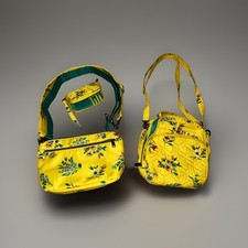 3 PIECE SET Lug Ranger, Rodeo & Flare Medium Crossbody Bag Summer Bouquet Yellow picture