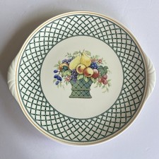 Villeroy & Boch Basket Handled Cake Plate Germany Porcelain picture