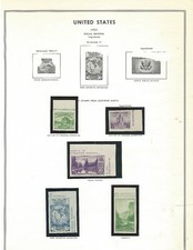 1935 US SPECIAL PRINTING IMPERF MINT MNG STAMPS ON PAGE GREAT GIFT IDEA FOR DAD picture