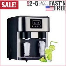 2 in 1 Countertop Ice Cube Maker 33lbs/Day with Water Dispenser Combo Machine picture