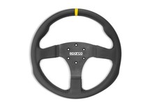 Sparco R330 Leather Steering Wheel for Automotive Enthusiasts picture
