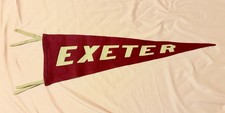 Vintage 1930’S-40’S Phillips Exeter Academy Felt Pennant Excellent Condition picture