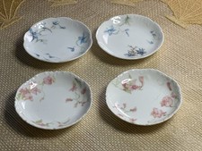 Antique Haviland & Co. Limoges Porcelain Butter Pats - Set of 4 picture