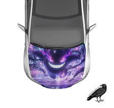 Gengar Pokemon Hood Wrap Weatherproof Vinyl Car Decal 50