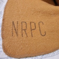 Vintage 70s 100% WOOL AMTRAK Train NRPC Passenger Blanket Railroad USA Railroad  picture