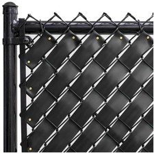 Versatile 250 ft Chain Link Fence Privacy Tape - Black picture