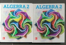 McGraw Hill Glencoe Algebra 2 Teacher Vol 1 & 2 2018 Like New  picture