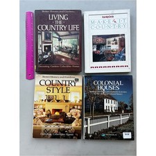 Country style colonial houses decorating and floor plans 4 book bundle picture
