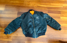 Vintage 1998 ARMAGEDDON Crew Jacket Alpha Industries MA-1 NASA Made in USA 3XL picture