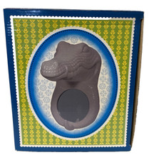 Crocodile Aligator  Porcelain Statue with Coat Hook and Mirror picture
