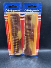 Vintage Unbreakable Comb Springmaid  5”  NOS Set Of 2 picture