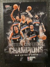 San Antonio Spurs 2025-26 NBA Topps Now #WCSA Western Conf Champions picture