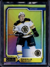 Charlie McAvoy 2018-19 O-Pee-Chee Platinum #99 Rainbow Color Wheel picture