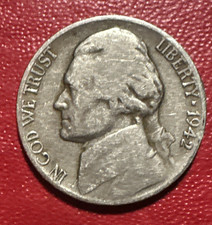 1942 D Jefferson Nickel=FREE SHIPPING=ZittyCoinsandCards picture