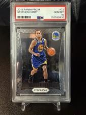 2012 Panini Prizm Stephen Curry Base #72 PSA 10 picture