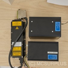 355nm CryLas Germany FTSS 355-50 diode-pumped laser, with controller, working picture