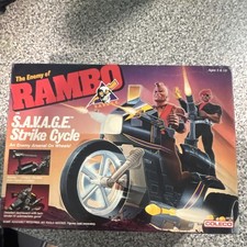 Coleco Rambo S.A.V.A.G.E. Strike Cycle Vintage Action Figure Accessory Military picture