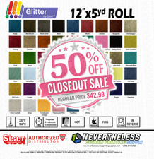 SISER Glitter HTV - Sparkly Heat Transfer Vinyl - 12