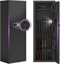 Clickoods 10-12 Gun Safe for Rifles & Pistols  with Access Lock & LED Light picture