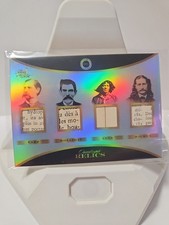 Wyatt Earp Doc Holliday Nat Love Wild Bill Hickok Quad Relic Holo 2024 picture