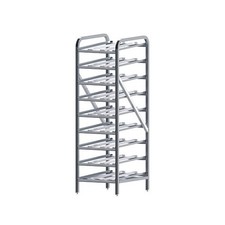 Winco ALCR9 9Tier Aluminum Can Storage Rack picture