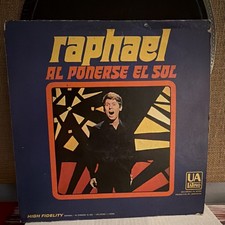 Raphael- Al Ponerse El Sol- LP 1967 UA Latino LS 61004 picture
