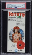 PSA 8 - 1976 TOMMY the MOVIE japan MOVIE THEATRE TICKET STUB The Who picture