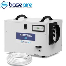 BaseAire AirWerx 55 113 Pint Dehumidifier for Basement/Crawlspace 5y Warranty picture