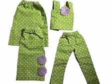 Matilda Jane Green Polka Dot Doll Outfit Set picture