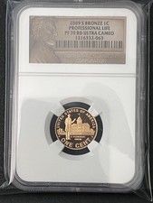 2009 S Bronze Lincoln 1C PROFESSIONAL LIFE NGC PF70 RD Ultra Cameo #063 picture