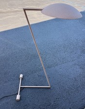 Vintage 1980s Postmodern / Memphis-Era Pink Textured Cantilever Floor Lamp picture
