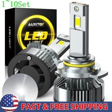 AUXITO 9012 LED Headlight CSP Bulbs Conversion High/Low-Beam 6000K White 1-10Set picture