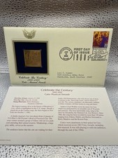 2000 Cats Musical Gold Replica First Day Cover Scott 3190i w/ Card FDC picture