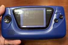Vintage Sega Game Gear Model 2110 Portable Video Game System Blue ForPartsRepair picture