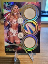 2026 Topps WWE Universe Tiffany Stratton  /99 Triple Relic STR-TS Event Worn  picture